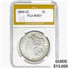 Image 1 : 1890-CC Morgan Silver Dollar PGA MS65+