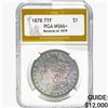 Image 1 : 1878 7TF Morgan Silver Dollar PGA MS66+ REV 79