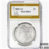 Image 1 : 1882-CC Morgan Silver Dollar PGA MS64