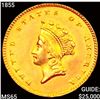 Image 1 : 1855 Rare Gold Dollar GEM BU