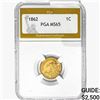 Image 1 : 1862 Indian Head Cent PGA MS65