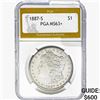 1887-S Morgan Silver Dollar PGA MS63+