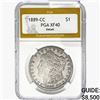 1889-CC Morgan Silver Dollar PGA XF40