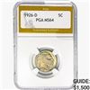 1926-D Buffalo Nickel PGA MS64