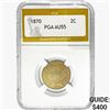 Image 1 : 1870 Two Cent Piece PGA AU55