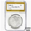 Image 1 : 1881-S Morgan Silver Dollar PGA MS63 PL