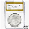 Image 1 : 1881-S Morgan Silver Dollar PGA MS64