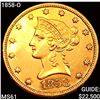 Image 1 : 1858-O $10 Gold Eagle UNCIRCULATED