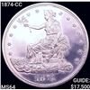 Image 1 : 1874-CC Silver Trade Dollar CHOICE BU
