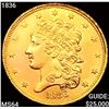 Image 1 : 1836 $5 Gold Half Eagle CHOICE BU