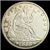 Image 1 : 1853 Arrows Rays Seated Liberty Half Dollar CLOSELY UNCIRCULATED