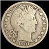 1901-S Barber Half Dollar NICELY CIRCULATED
