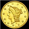 Image 1 : 1853 Round California Gold Half Dollar UNCIRCULATED