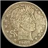 Image 1 : 1908-O Barber Half Dollar NICELY CIRCULATED