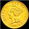 Image 1 : 1856 Rare Gold Dollar UNCIRCULATED