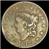 Image 1 : 1817 Coronet Head Large Cent NICELY CIRCULATED