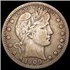 Image 1 : 1900 Barber Quarter LIGHTLY CIRCULATED