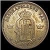 Image 1 : 1878 Sweden 25 Ore CLOSELY UNCIRCULATED