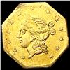 Image 1 : 1855 California Gold Octagonal One Dollar HIGH GRADE
