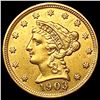 Image 1 : 1903 $2.50 Gold Quarter Eagle CLOSELY UNCIRCULATED