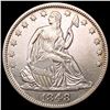 Image 1 : 1848 Seated Liberty Half Dollar UNCIRCULATED