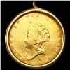 Image 1 : 1855 Rare Gold Dollar NICELY CIRCULATED