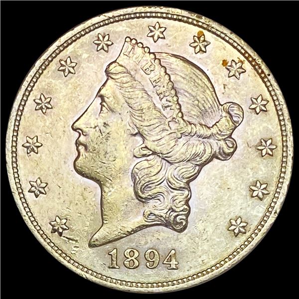 1894-S $20 Gold Double Eagle UNCIRCULATED