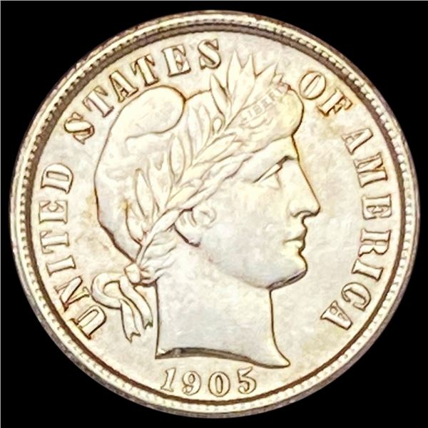 1905 Barber Dime UNCIRCULATED