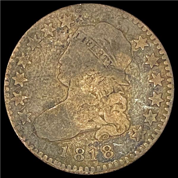 1818 Capped Bust Quarter NICELY CIRCULATED