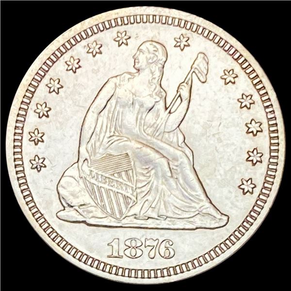 1876-S Seated Liberty Quarter UNCIRCULATED