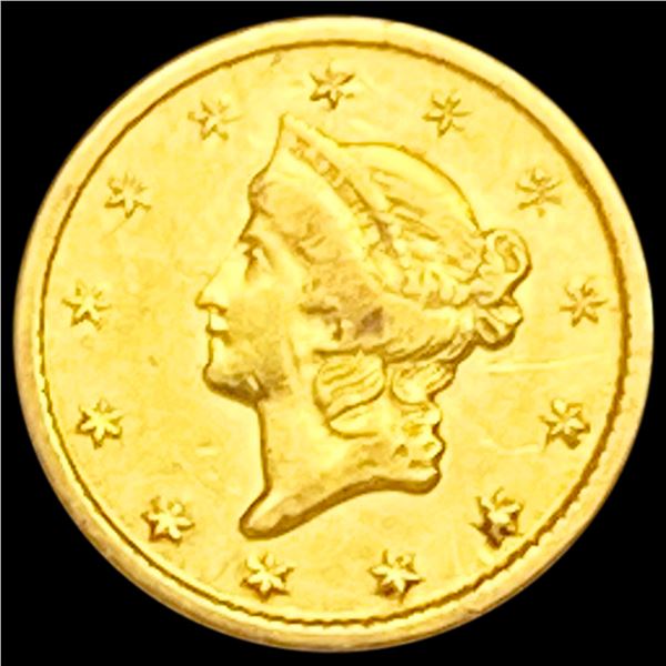 1851-O Rare Gold Dollar NEARLY UNCIRCULATED