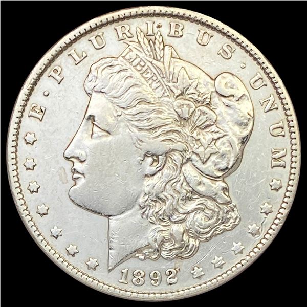 1892 Morgan Silver Dollar CLOSELY UNCIRCULATED