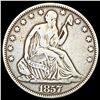 Image 1 : 1857 Seated Liberty Half Dollar NICELY CIRCULATED