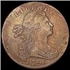 Image 1 : 1796 Draped Bust Large Cent NICELY CIRCULATED