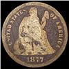 Image 1 : 1877-CC Seated Liberty Dime NICELY CIRCULATED