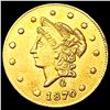 Image 1 : 1870-G California Gold Half Dollar Closely Unc