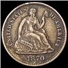 Image 1 : 1870 Seated Liberty Half Dime NEARLY UNCIRCULATED