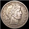Image 1 : 1903-O Barber Half Dollar NICELY CIRCULATED