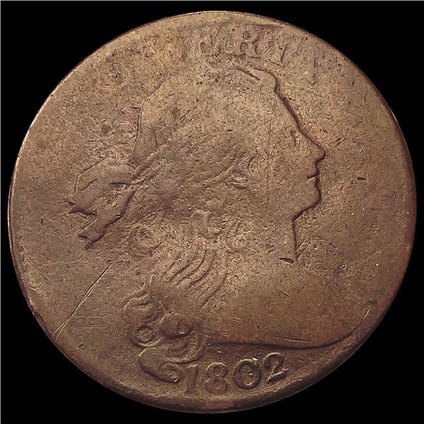 1802 Draped Bust Large Cent LIGHTLY CIRCULATED