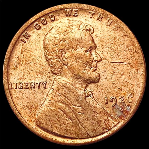 1926-D Wheat Cent CHOICE AU