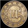 Image 2 : 1851 Silver Three Cent CLOSELY UNCIRCULATED