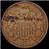 Image 1 : 1867 Two Cent Piece HIGH GRADE
