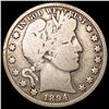 Image 1 : 1894 Barber Half Dollar NICELY CIRCULATED