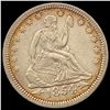 Image 1 : 1854 Arrows Seated Liberty Quarter CLOSELY UNCIRCULATED