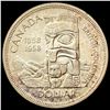 Image 2 : 1958 Canada Silver $1 UNCIRCULATED