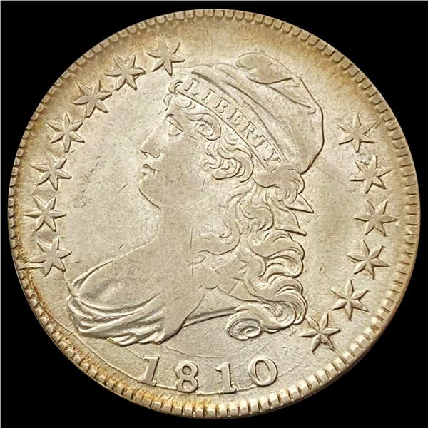 1810 Capped Bust Half Dollar CLOSELY UNCIRCULATED