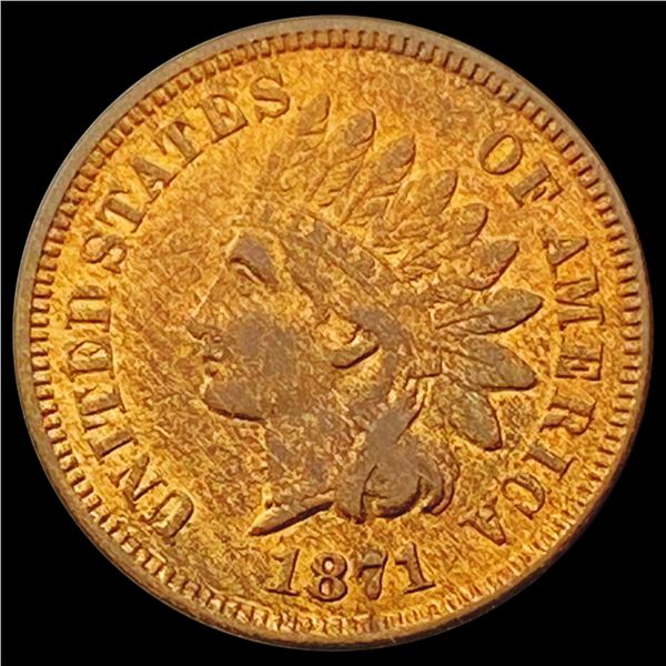 1871 Indian Head Cent CLOSELY UNCIRCULATED
