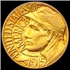 Image 1 : 1915 Pan-Pac Rare Gold Dollar UNCIRCULATED