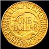 Image 2 : 1915 Pan-Pac Rare Gold Dollar UNCIRCULATED