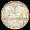Image 2 : 1961 Canada Silver $1 UNCIRCULATED